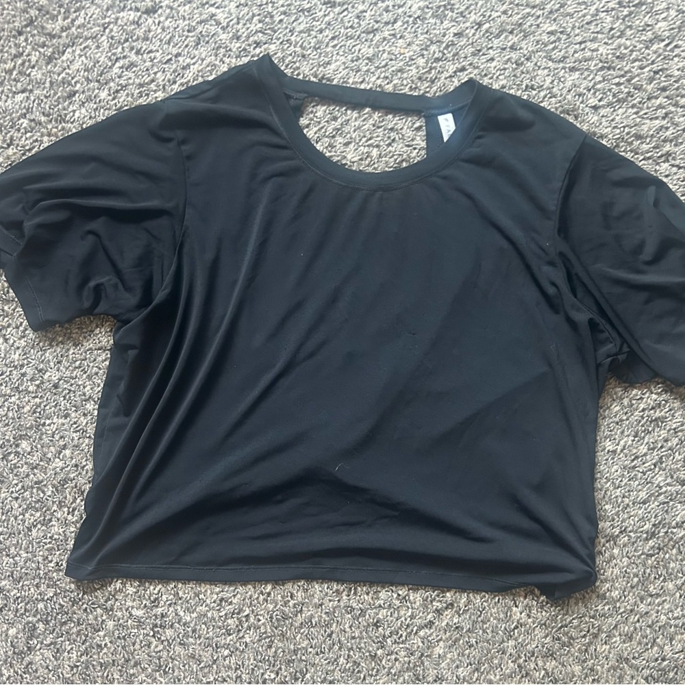 Fabletics Black Crop Top